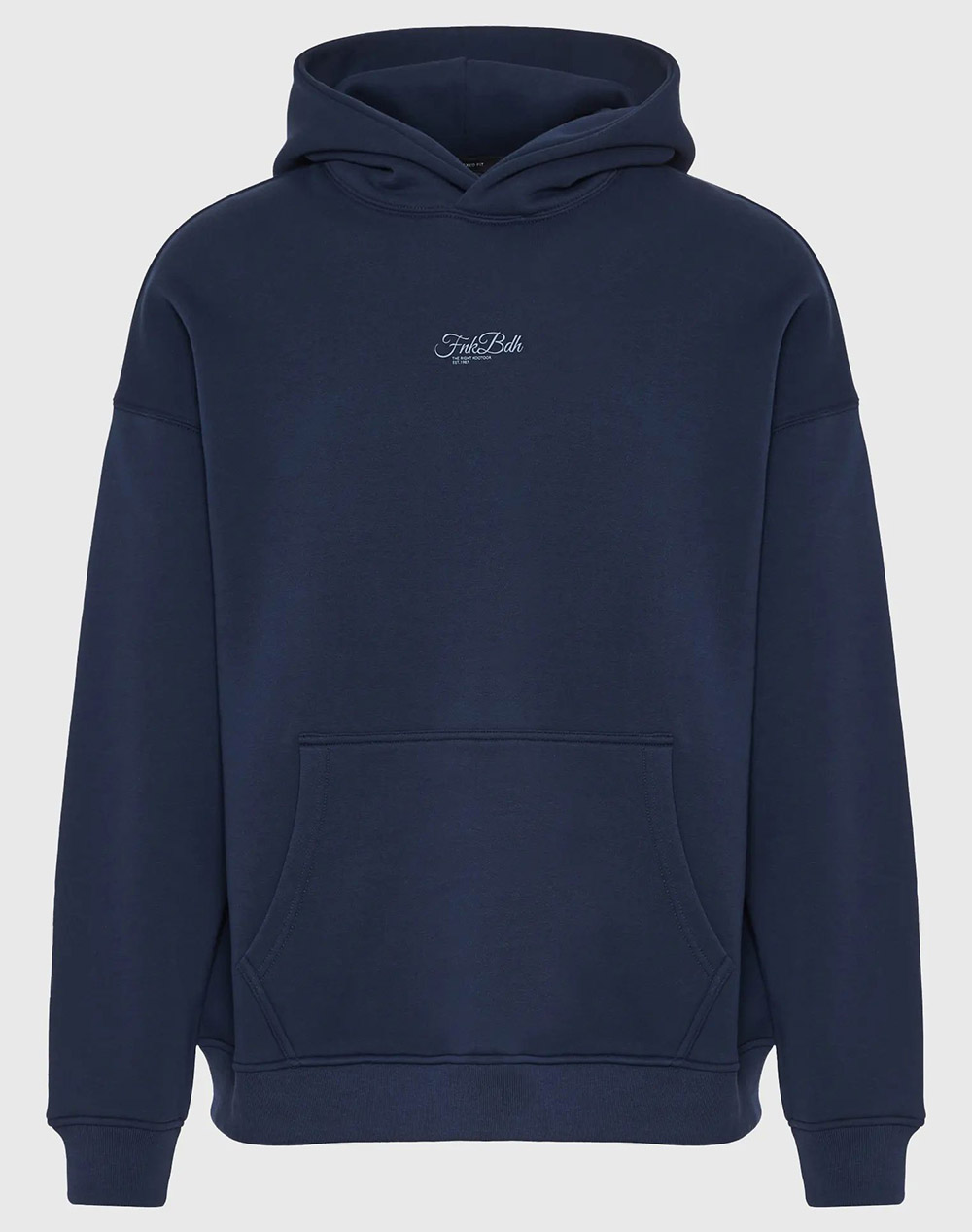FUNKY BUDDHA Ανδρικό Φούτερ Με Κουκούλα FBM012-062-06-NAVY NavyBlue