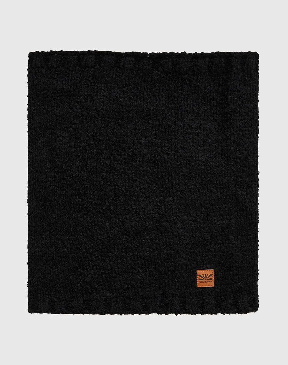 FUNKY BUDDHA Ανδρικό Κασκόλ FBM012-047-10-BLACK Black