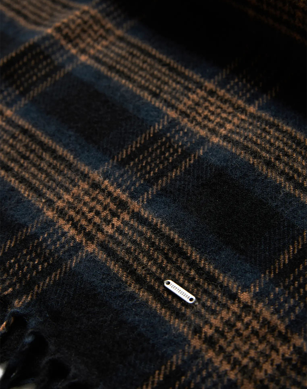 FUNKY BUDDHA Ανδρικό Κασκόλ FBM012-041-10-NAVY DarkBlue φωτογραφία