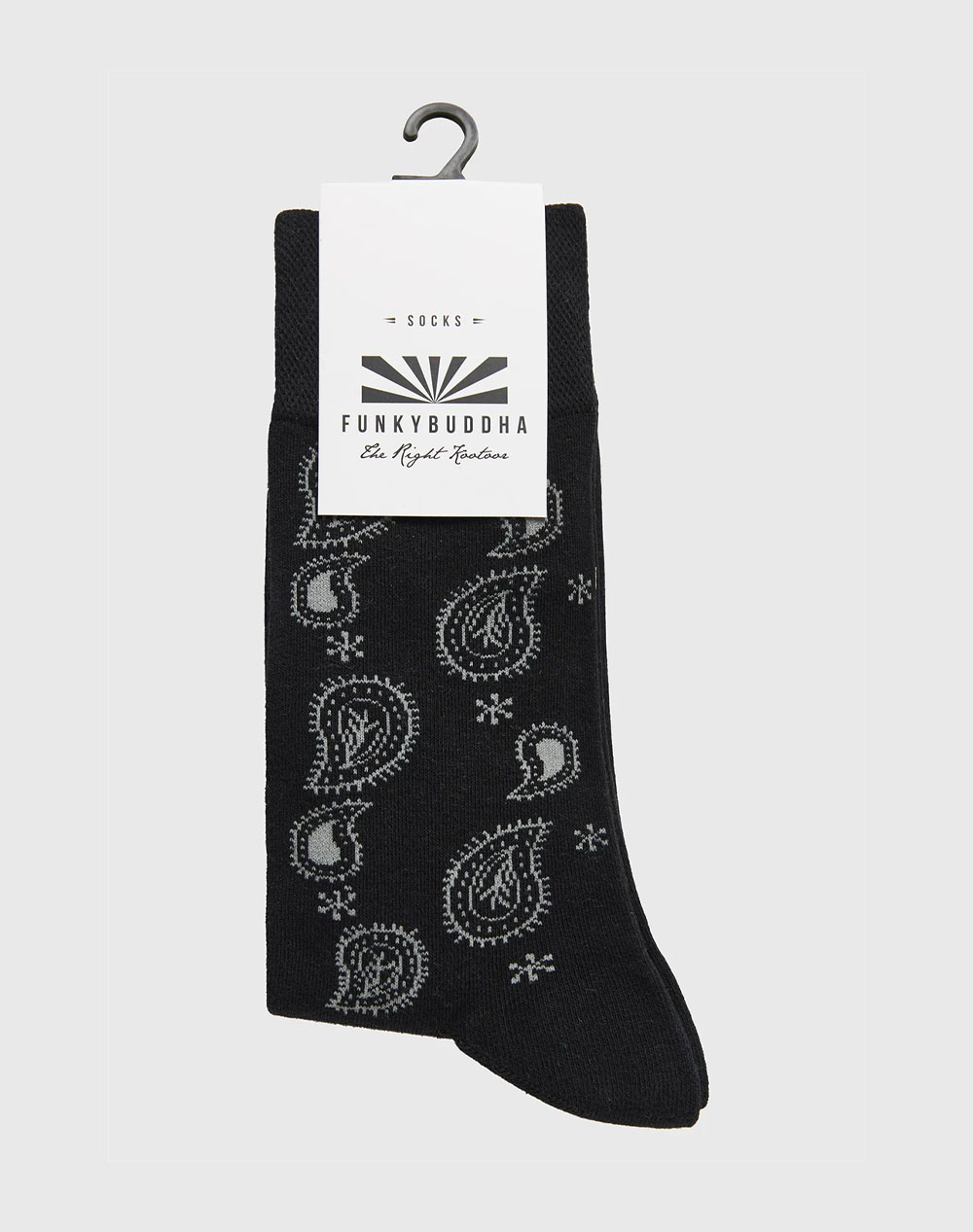 FUNKY BUDDHA Ανδρικές Κάλτσες FBM012-063-10-BLACK Black φωτογραφία