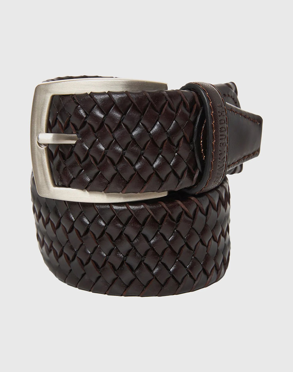 FUNKY BUDDHA Ανδρική Ζώνη FBM012-097-10-DK BROWN DarkBrown