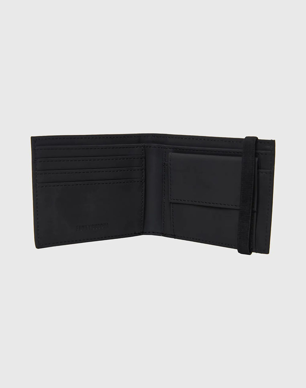 FUNKY BUDDHA Ανδρικό Πορτοφόλι FBM012-319-10-BLACK Black φωτογραφία