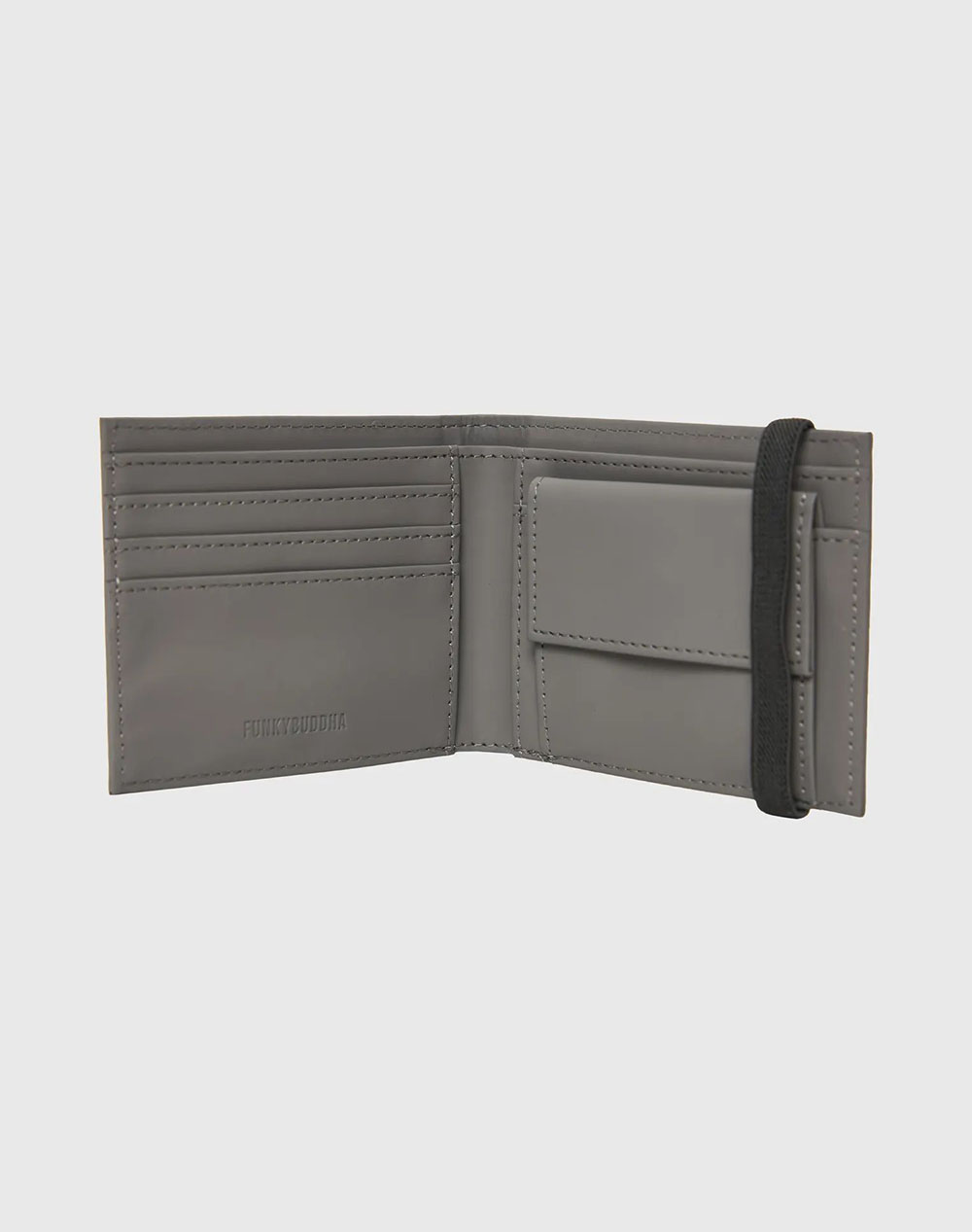 FUNKY BUDDHA Ανδρικό Πορτοφόλι FBM012-319-10-GREY Gray φωτογραφία