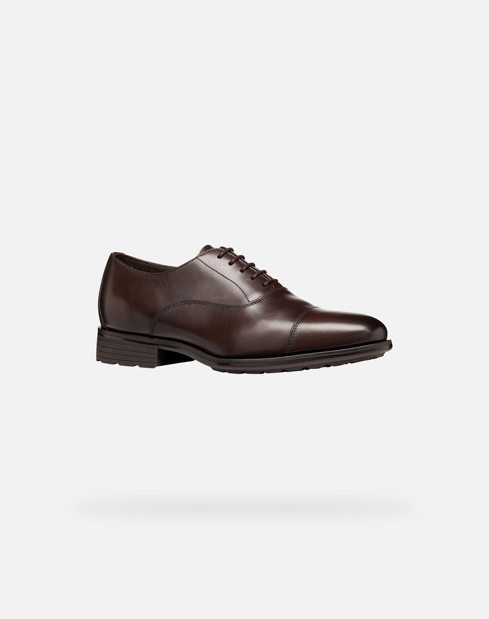 GEOX U WALK PLEASURE F B - SMO.LEA U55H8A00043C6010-C6010 DarkBrown φωτογραφία