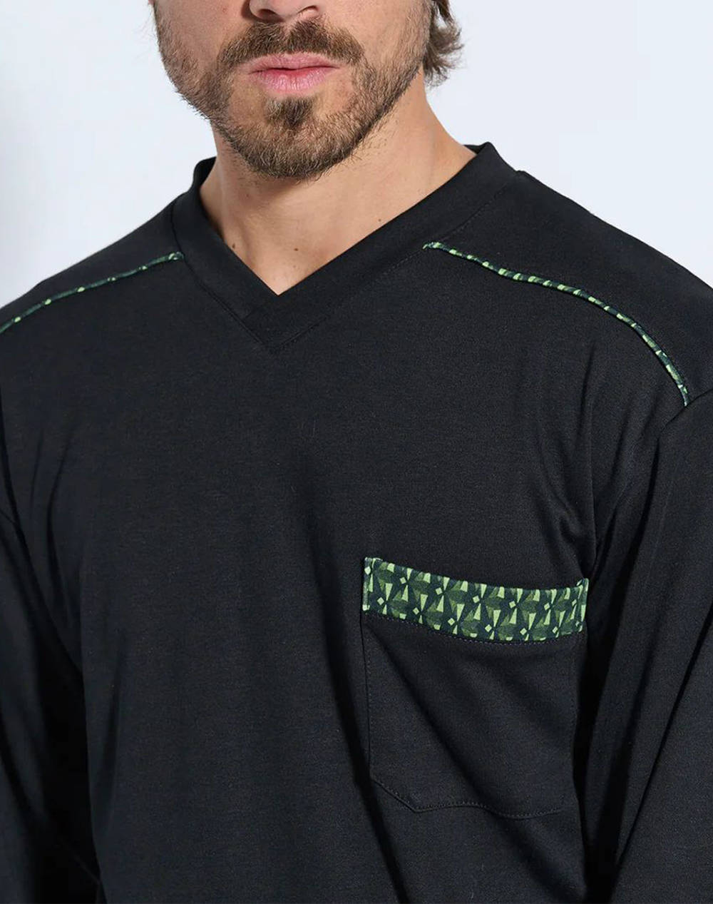 RAFAEL ΠΥΖΑΜΑ ΒΕ ΤΣΕΠΗ Α5613-ΠΡΑΣΙΝΟ Green φωτογραφία