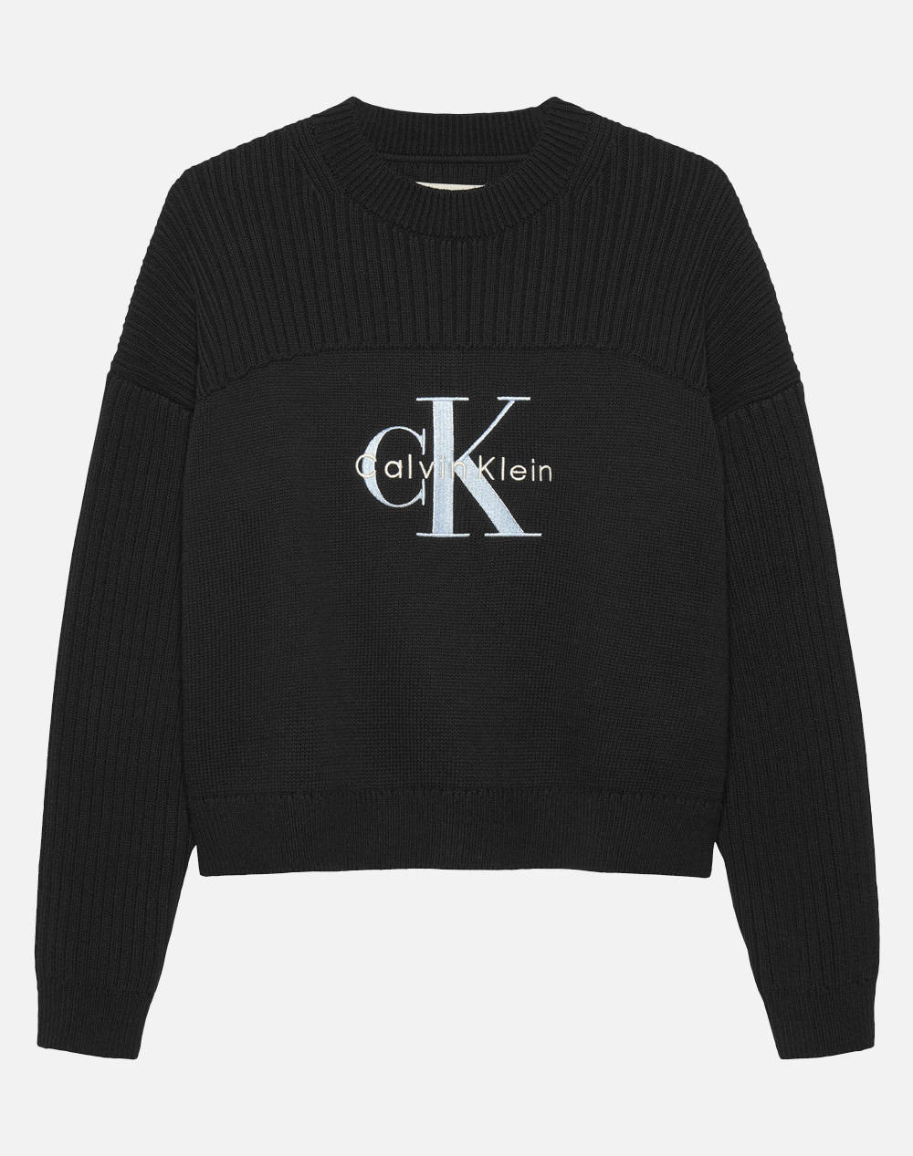 CALVIN KLEIN CALVIN KLEIN MONOLOGO CN SWEATER IG0IG03046-8Y-16Y-BEH Black
