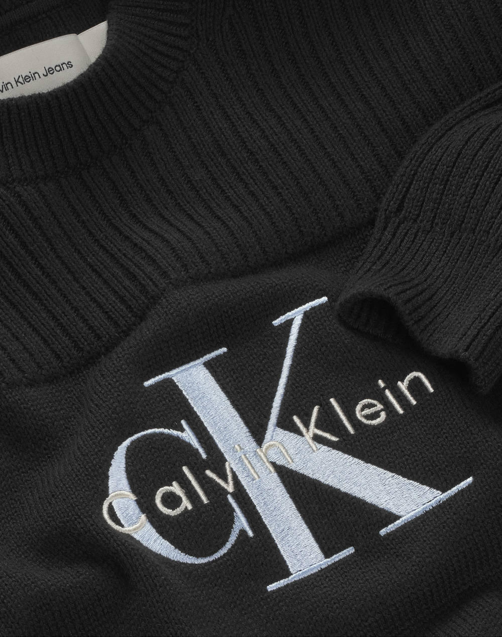 CALVIN KLEIN MONOLOGO CN SWEATER IG0IG03046-8Y-16Y-BEH Black φωτογραφία