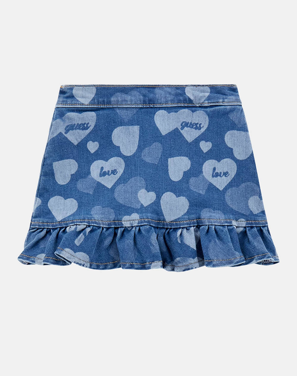 GUESS GUESS STRETCH DENIM SKIRT W/LASER ΦΟΥΣΤΑ ΠΑΙΔΙΚΟ GIRL K5YD02D4CA0-PTGO JeanBlue