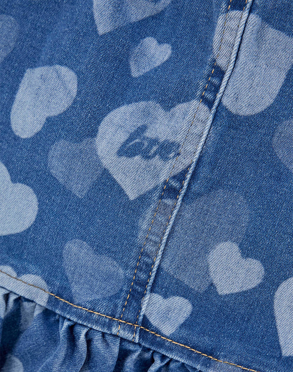 GUESS STRETCH DENIM SKIRT W/LASER ΦΟΥΣΤΑ ΠΑΙΔΙΚΟ GIRL K5YD02D4CA0-PTGO JeanBlue φωτογραφία