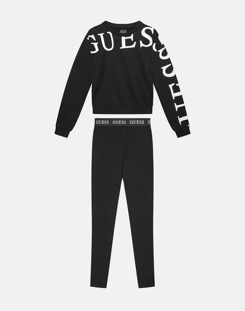GUESS GUESS SET LS ACTIVE TOP+LEGGINGS ΣΕΤ ΠΑΙΔΙΚΟ GIRL J4YG01KA6R4-JBLK Black