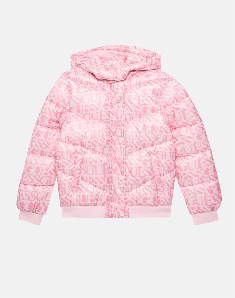 GUESS GUESS PADDED HOODED LS JACKET ΜΠΟΥΦΑΝ ΠΑΙΔΙΚΟ GIRL K5YL02WEGY0-P61P Pink
