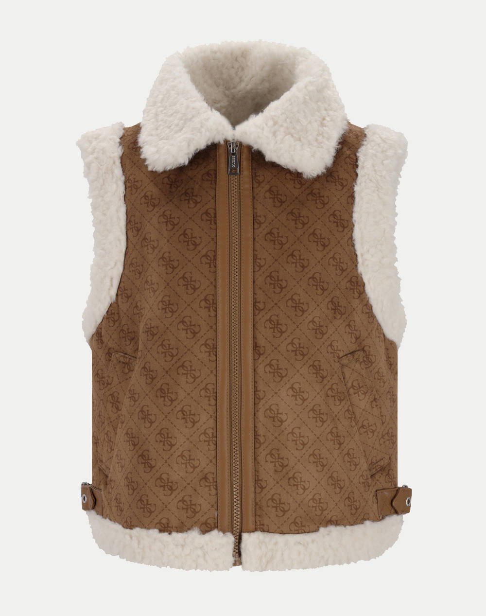 GUESS GUESS FAUX SUEDE SL VEST ΜΠΟΥΦΑΝ ΠΑΙΔΙΚΟ GIRL J5YN03WHGN0-P1EJ Brown
