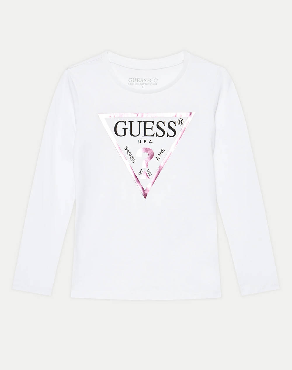 GUESS GUESS LS T-SHIRT_CORE BANGLADESH ΠΑΙΔΙΚΟ GIRL K84I18K8HM0-G011 White