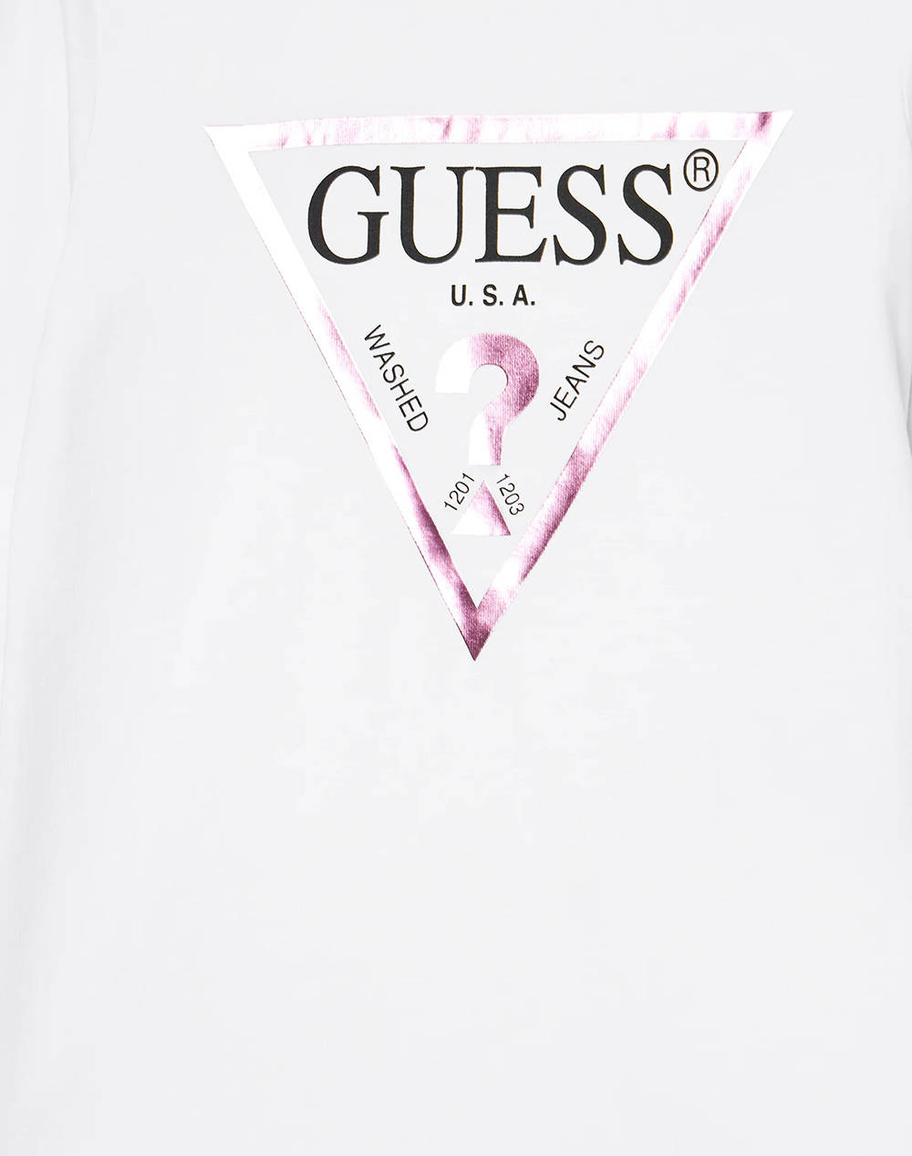 GUESS LS T-SHIRT_CORE BANGLADESH ΠΑΙΔΙΚΟ GIRL K84I18K8HM0-G011 White φωτογραφία