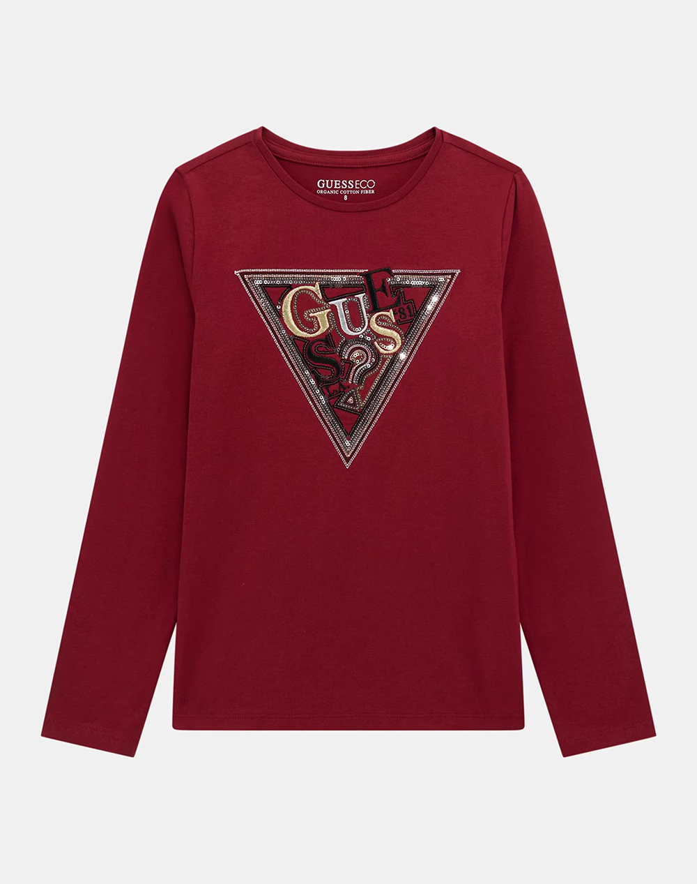 GUESS LS T-SHIRT W/SEQUINS ΜΠΛΟΥΖΑ ΠΑΙΔΙΚΟ GIRL J5BI13J1314-G5A9 Red