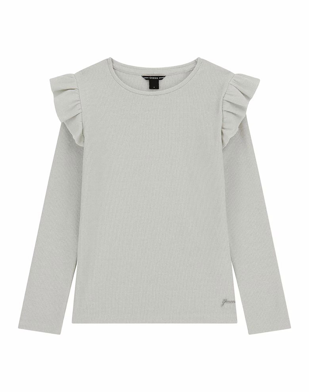 GUESS RIB LUREX LS T-SHIRT ΜΠΛΟΥΖΑ ΠΑΙΔΙΚΟ GIRL J5BI34K0670-G012 Cream