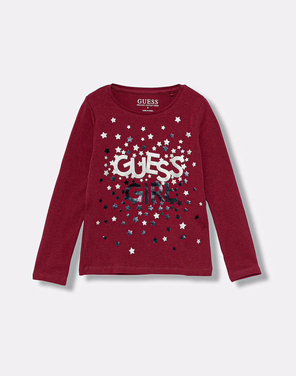 GUESS LS T-SHIRT ΜΠΛΟΥΖΑ ΠΑΙΔΙΚΟ GIRL K5BI00J1314-G5A9 Red