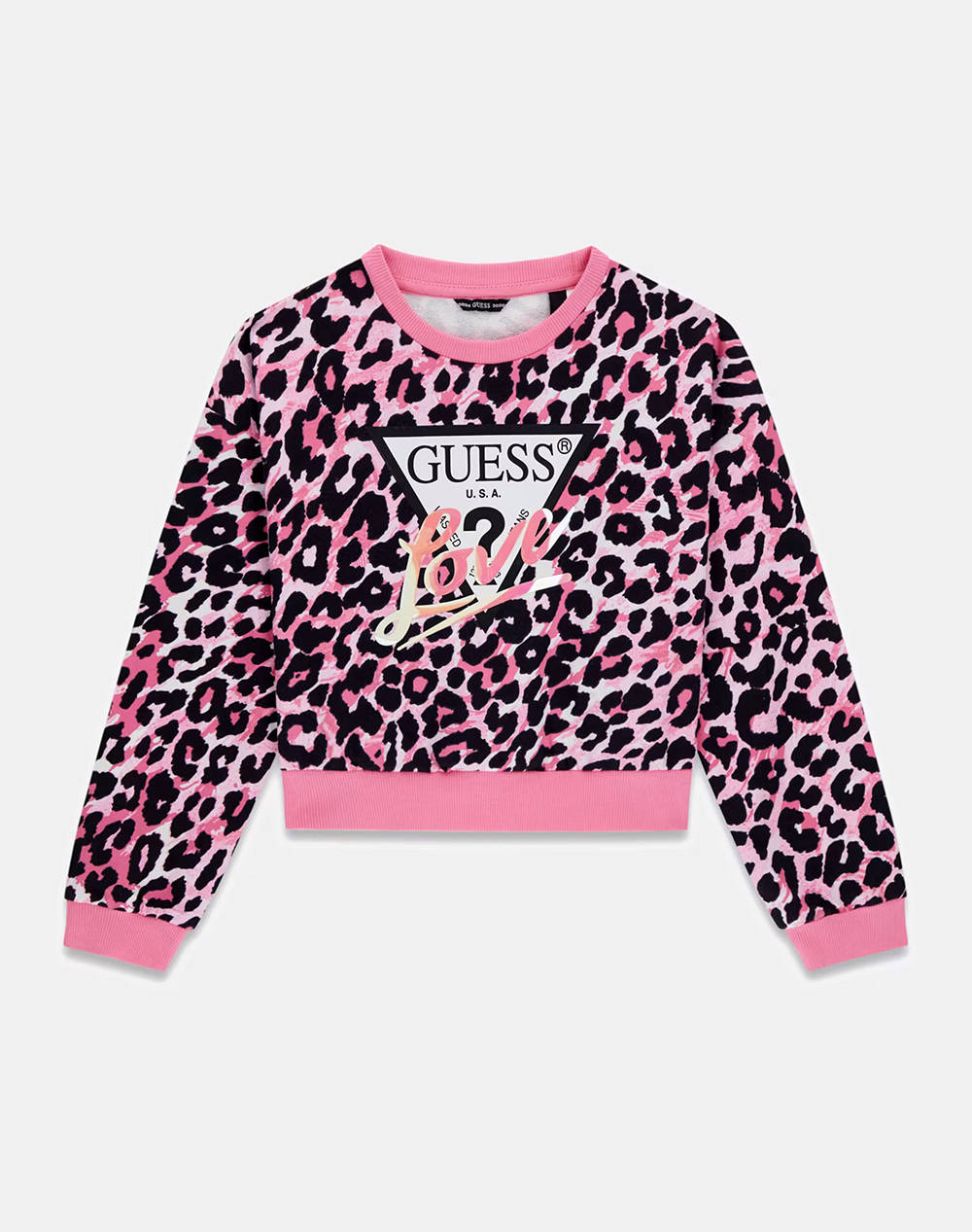 GUESS GUESS CROP LS ACTIVE TOP ΦΟΥΤΕΡ ΠΑΙΔΙΚΟ GIRL J5YQ03KA6R4-P62Y Pink