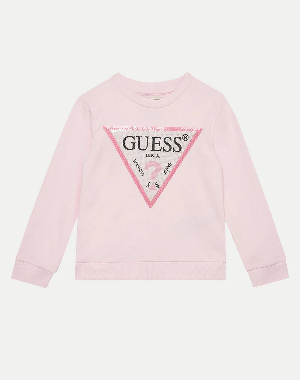 GUESS GUESS LS ACTIVE TOP - MID ORG CO UNBRUSH FLEECE 290 ΦΟΥΤΕΡ ΠΑΙΔΙΚΟ GIRL K4YQ10KA6R4-G6K9 Pink