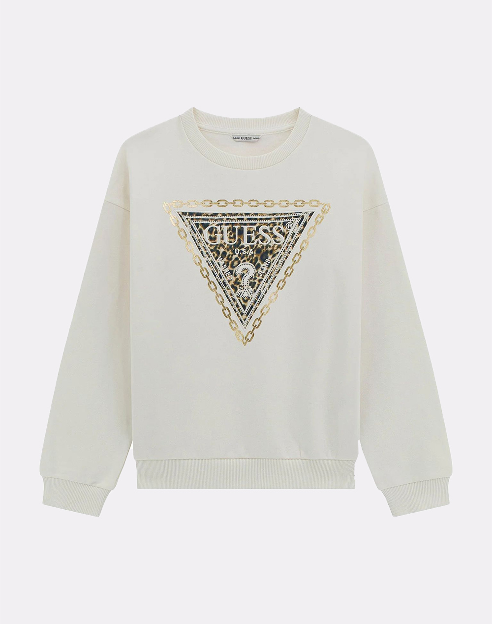 GUESS LS ACTIVE TOP ΦΟΥΤΕΡ ΠΑΙΔΙΚΟ GIRL J5BQ00KAV34-G012 Cream