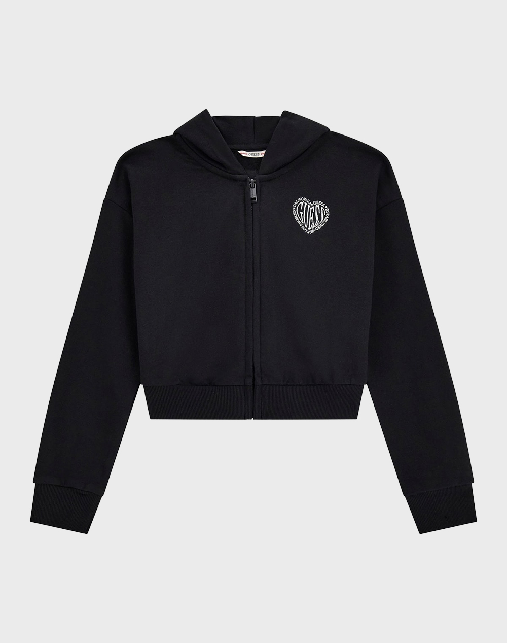 GUESS GUESS HOODED LS ACTIVE TOP W/ZIP ΦΟΥΤΕΡ ΠΑΙΔΙΚΟ GIRL J5YQ07KAD74-JBLK Black