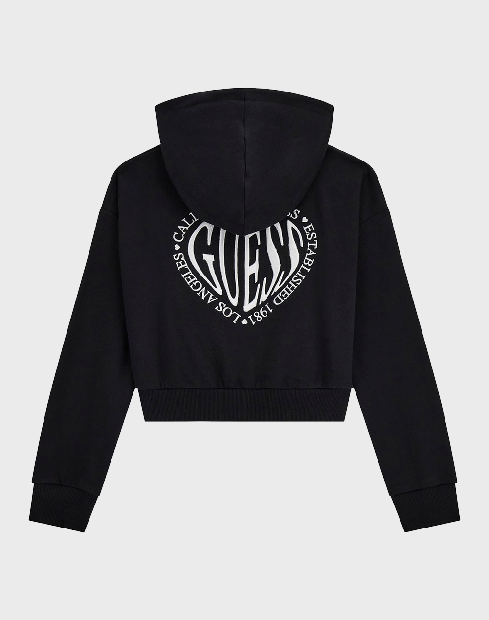 GUESS HOODED LS ACTIVE TOP W/ZIP ΦΟΥΤΕΡ ΠΑΙΔΙΚΟ GIRL J5YQ07KAD74-JBLK Black φωτογραφία