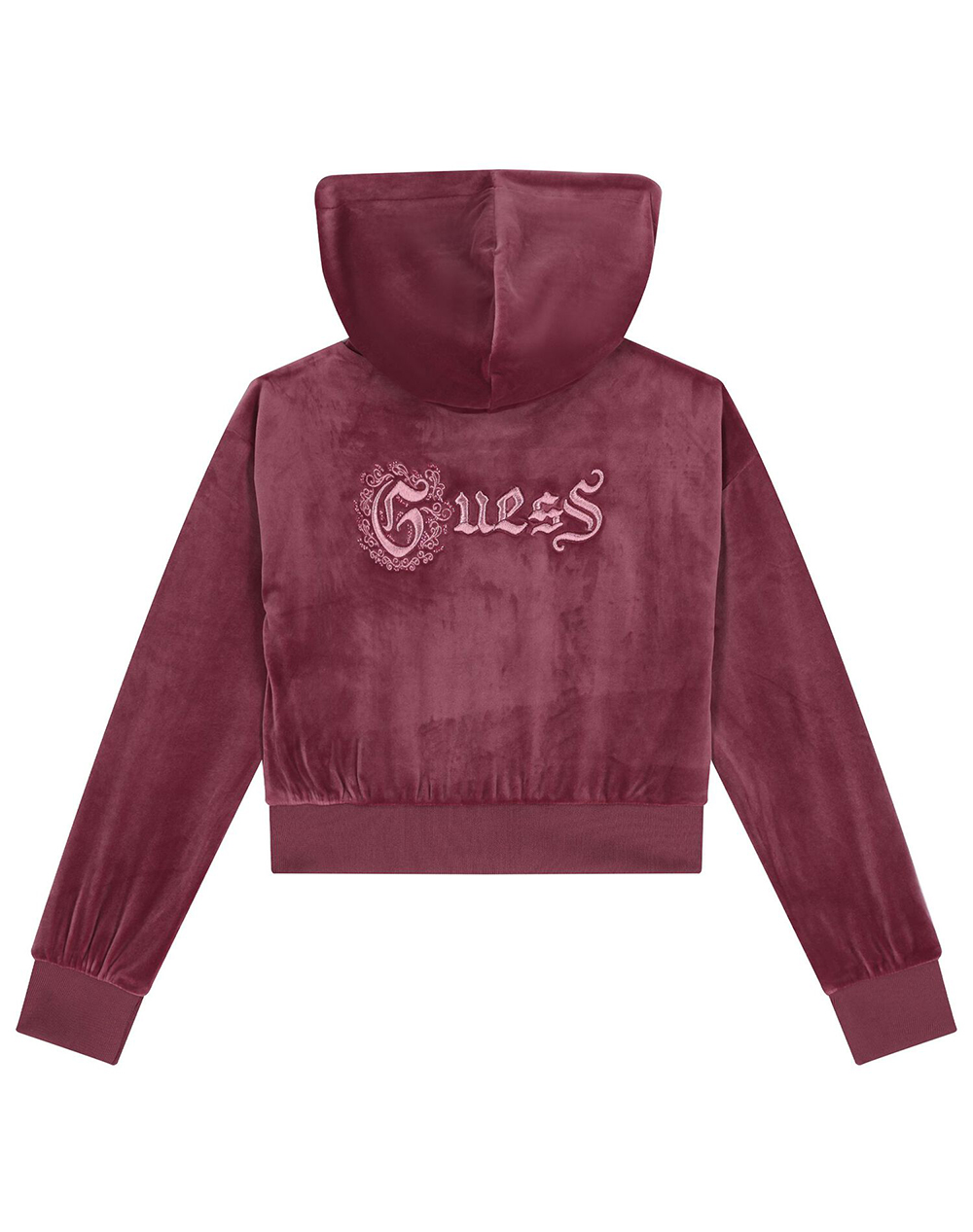 GUESS HOODED ACTIVE TOP WITH ZIP ΦΟΥΤΕΡ ΠΑΙΔΙΚΟ GIRL J5BQ07K0232-A41X DarkPink φωτογραφία