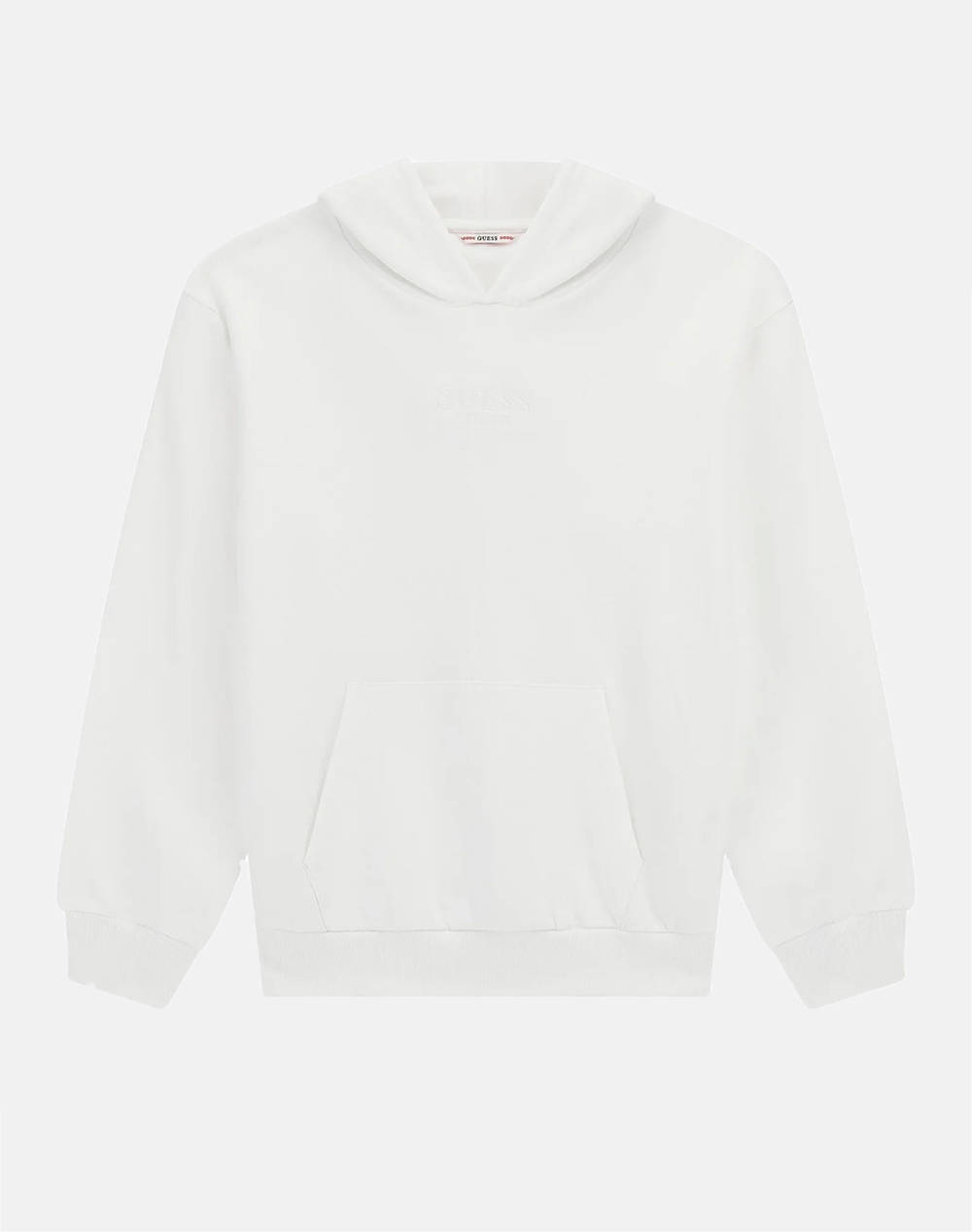 GUESS GUESS OVERSIZE HOODED LS ACTIVE TOP ΦΟΥΤΕΡ ΠΑΙΔΙΚΟ GIRL J5YQ21KAV34-G011 White