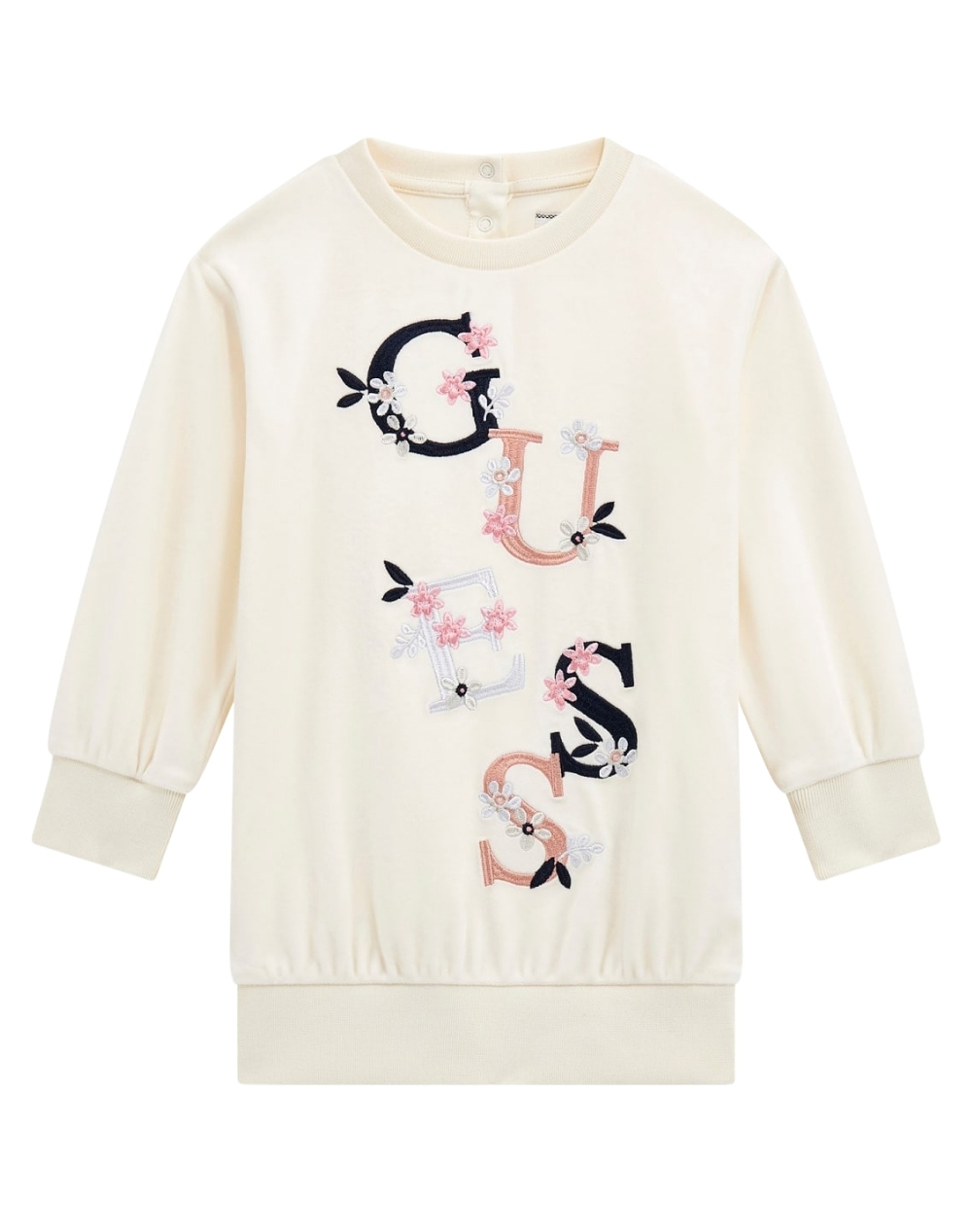 GUESS LS VELVET DRESS ΦΟΡΕΜΑ ΠΑΙΔΙΚΟ GIRL K5BK14K0232-G012 Cream