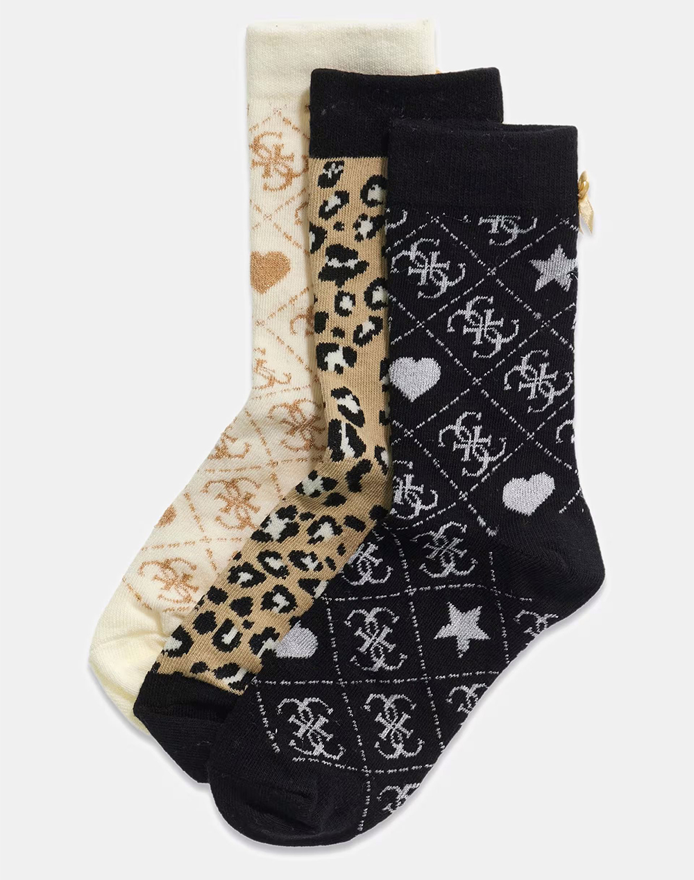 GUESS SET 3PCS SOCKS ΑΞΕΣΟΥΑΡ ΠΑΙΔΙΚΟ GIRL J5BZ06Z1100-F1BR Multi φωτογραφία