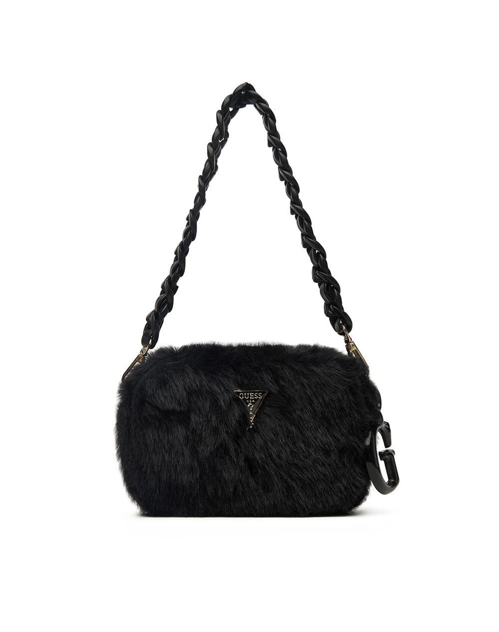 GUESS GUESS FUR CAMERA BAG ΤΣΑΝΤΑ ΠΑΙΔΙΚΟ GIRL J5BZ39W3210-JBLK Black