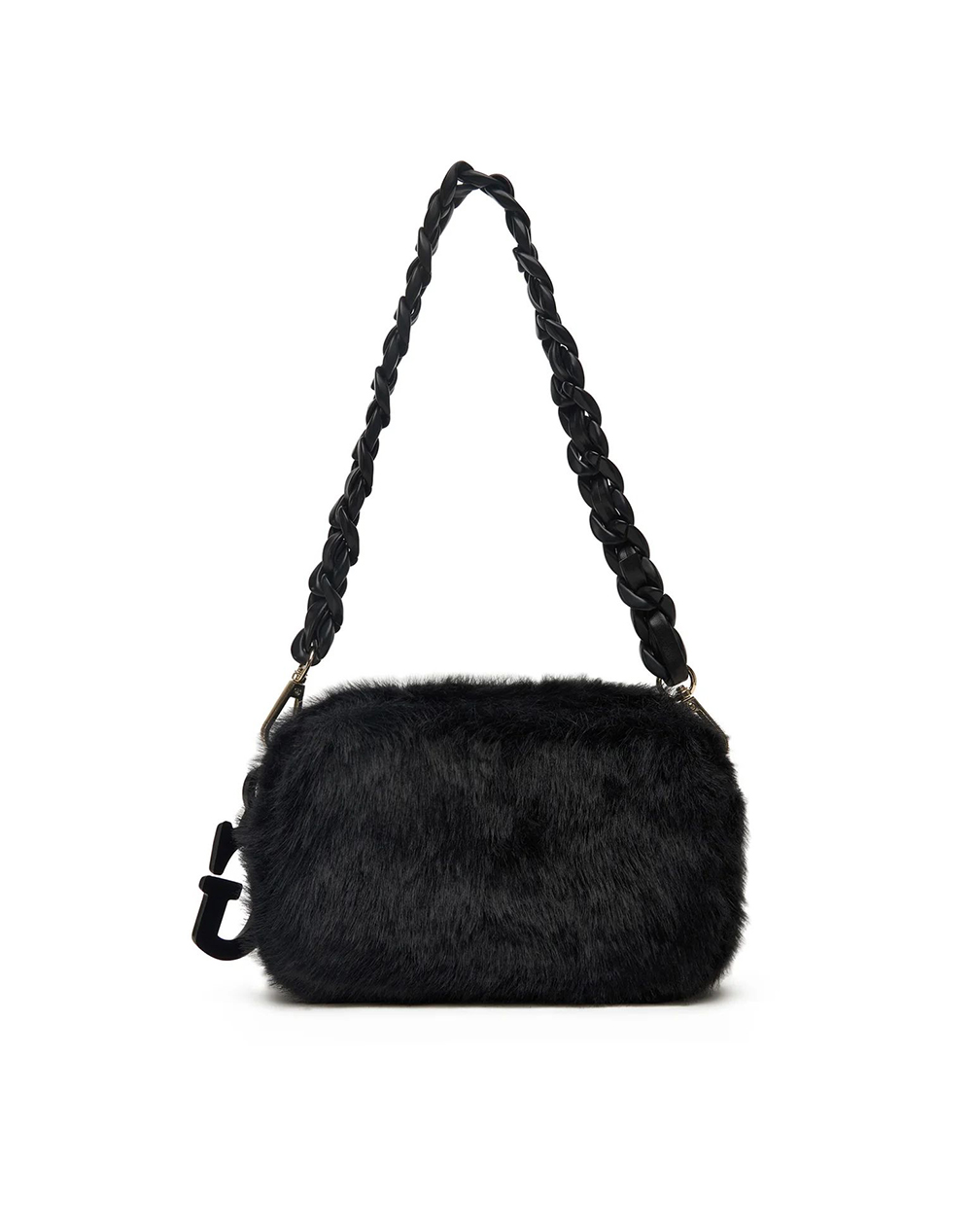 GUESS FUR CAMERA BAG ΤΣΑΝΤΑ ΠΑΙΔΙΚΟ GIRL J5BZ39W3210-JBLK Black φωτογραφία