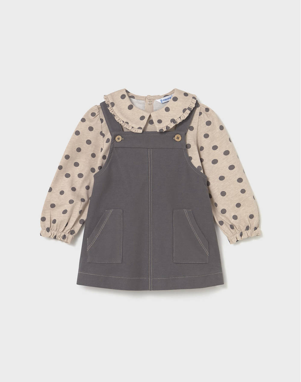 MAYORAL ΣΕΤ ΦΟΥΣΤΑ ΣΑΛΟΠΕΤΑ 02926-060 Gray