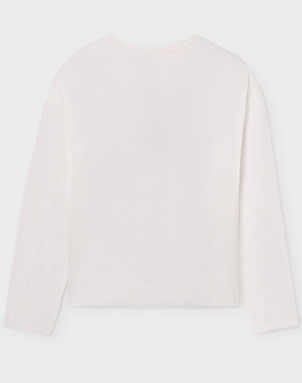 MAYORAL ΜΠΛΟΥΖΑ ΜΑΚΡΥΜΑΝΙΚΗ ΣΧΕΔΙΟ 07024-022 Ecru φωτογραφία