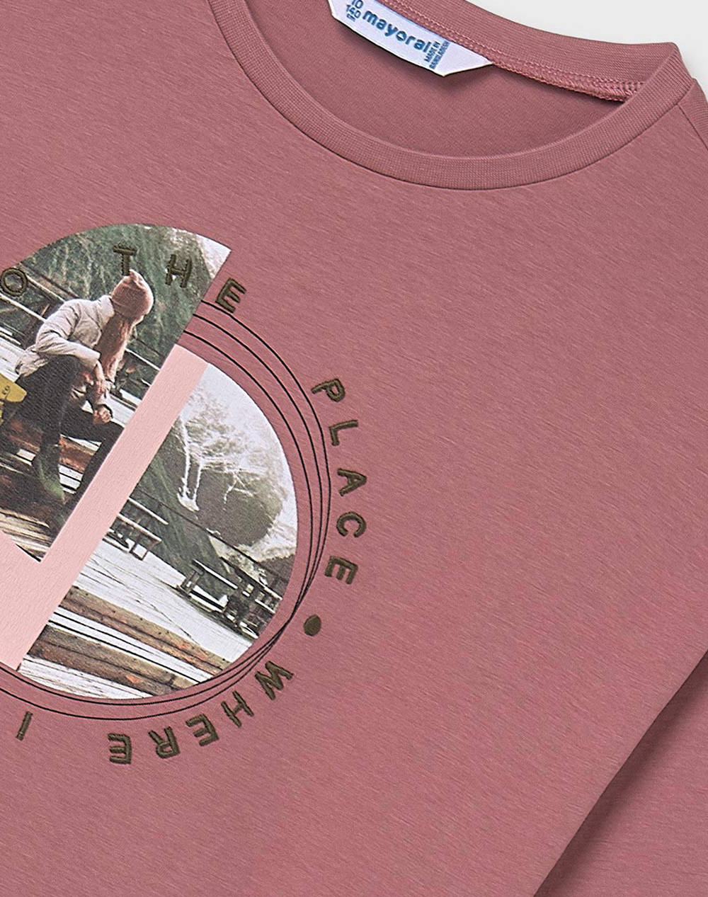 MAYORAL ΜΠΛΟΥΖΑ ΜΑΚΡΥΜΑΝΙΚΗ ΣΧΕΔΙΟ 07023-017 deepPink φωτογραφία