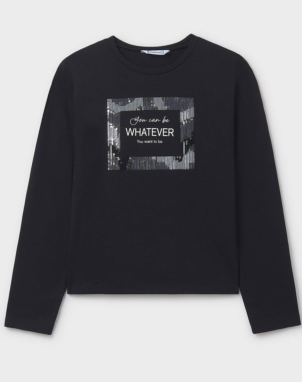 MAYORAL ΜΠΛΟΥΖΑ ΜΑΚΡΥΜΑΝΙΚΗ ΚΕΝΤΗΤΗ 07018-090 Black