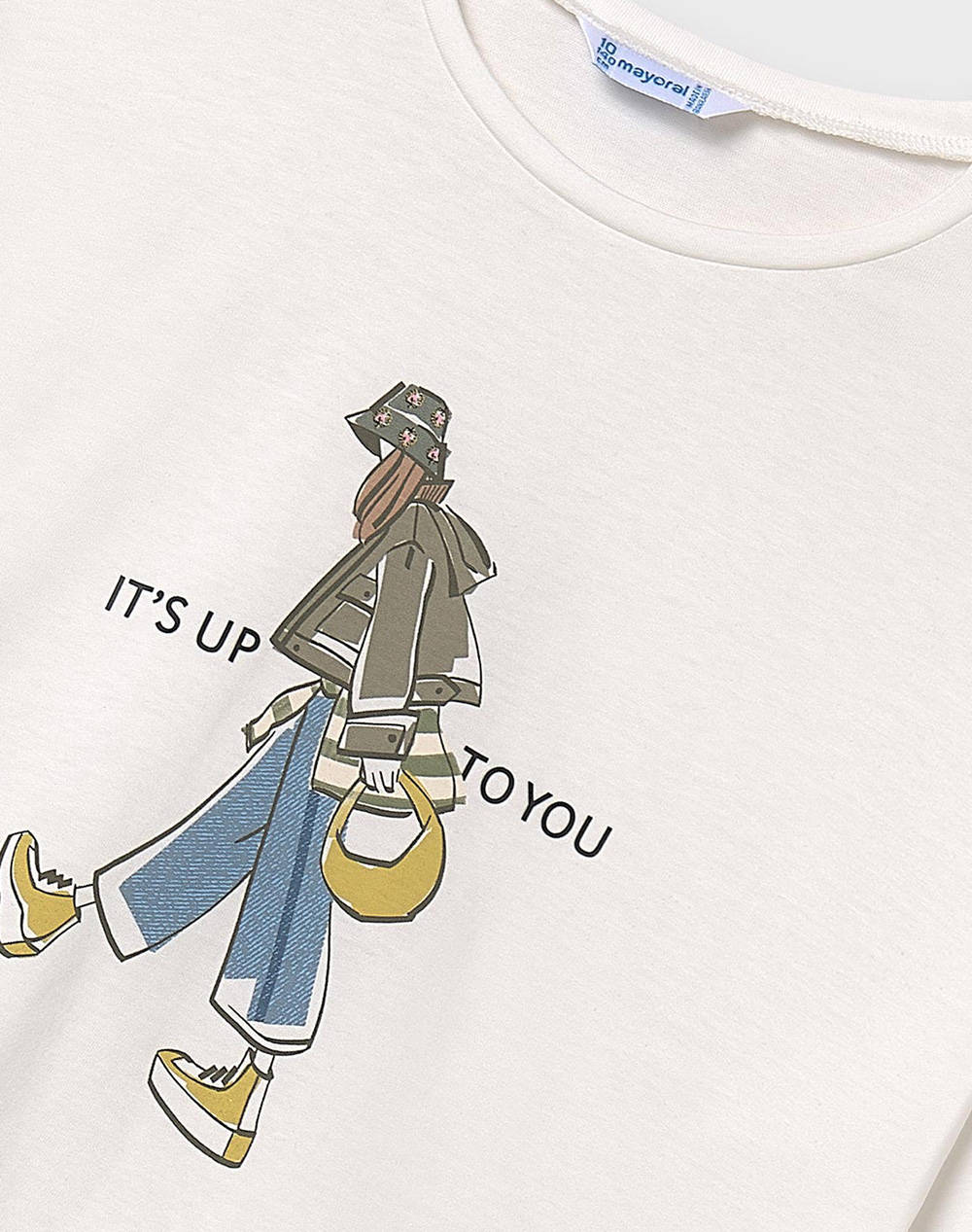 MAYORAL ΜΠΛΟΥΖΑ ΜΑΚΡΥΜ ΚΟΡΙΤΣΙ 07019-087 Cream φωτογραφία