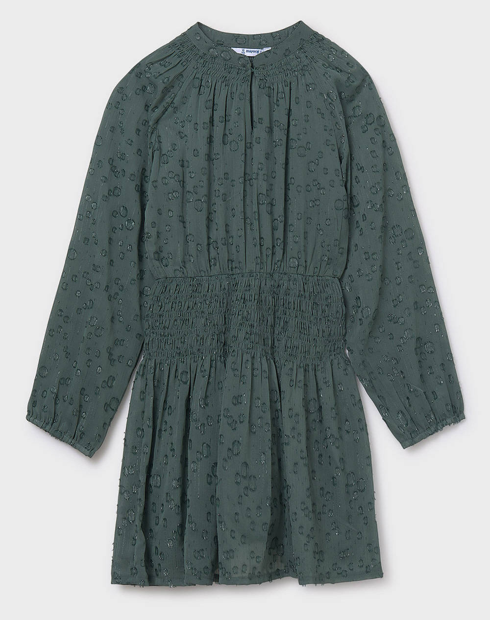 MAYORAL ΦΟΡΕΜΑ ΓΑΖΑ LUREX 07909-055 DarkGreen