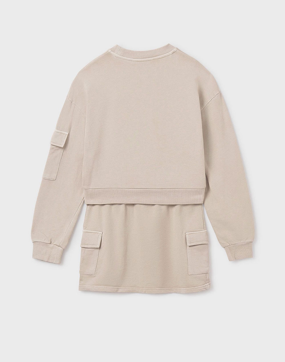 MAYORAL ΣΕΤ ΦΟΥΣΤΑ CARGO 07917-052 Biege φωτογραφία