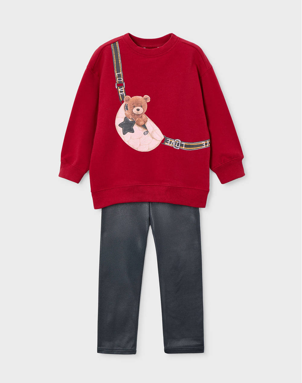 MAYORAL MAYORAL ΣΕΤ ΦΟΥΤΕΡ ΚΟΛΑΝ PU 04727-058 Gray