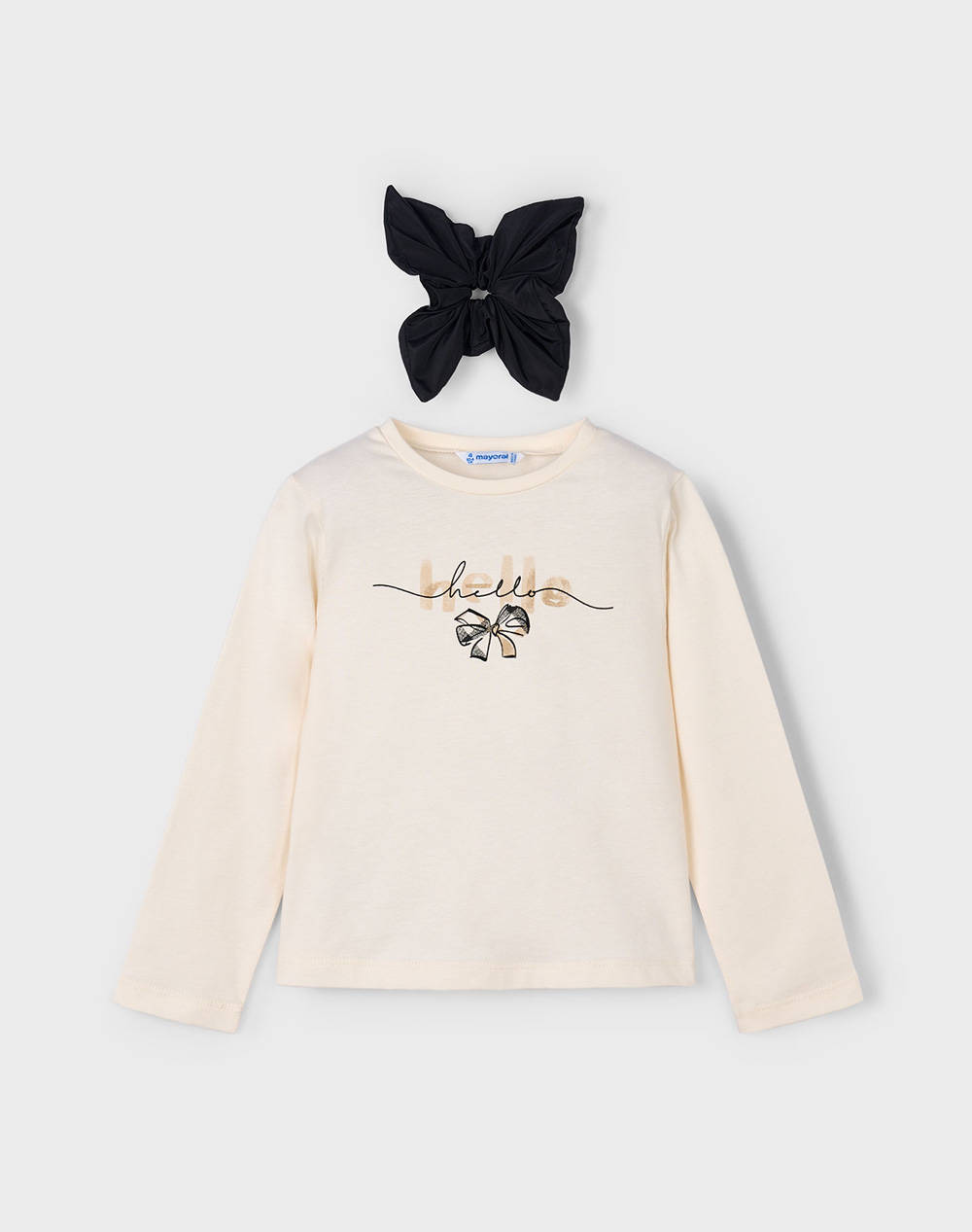 MAYORAL ΜΠΛΟΥΖΑ ΜΑΚΡΥΜΑΝΙΚΗ ΛΑΣΤΙΧΑΚΙ 04008-059 Ecru