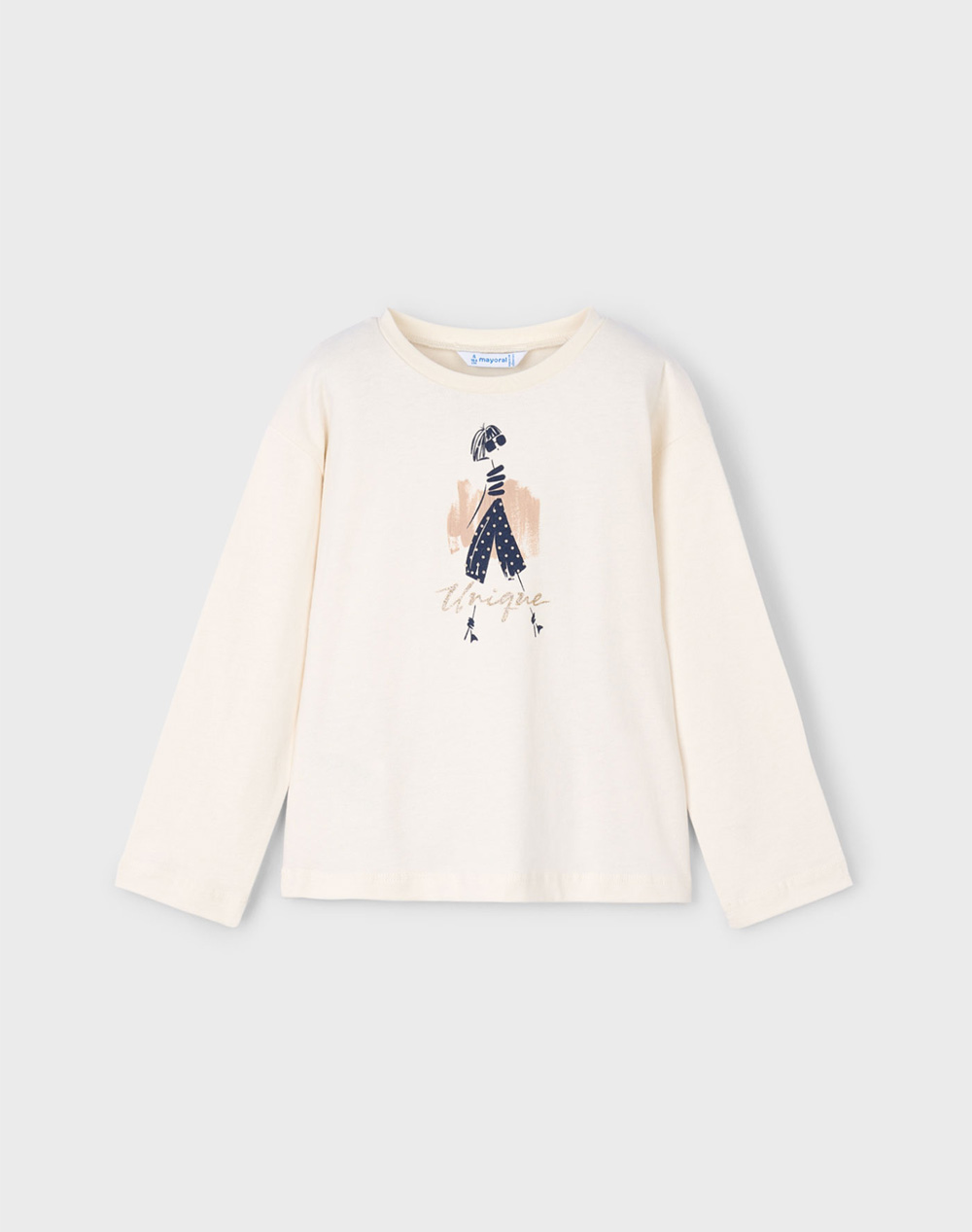 MAYORAL ΜΠΛΟΥΖΑ ΜΑΚΡΥΜΑΝΙΚΗ 04010-071 OffWhite