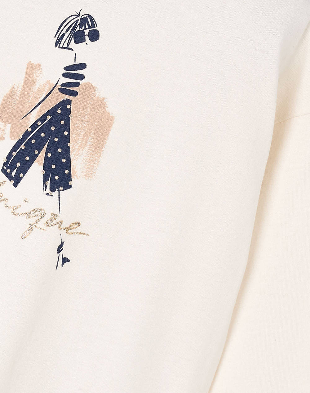 MAYORAL ΜΠΛΟΥΖΑ ΜΑΚΡΥΜΑΝΙΚΗ 04010-071 OffWhite φωτογραφία