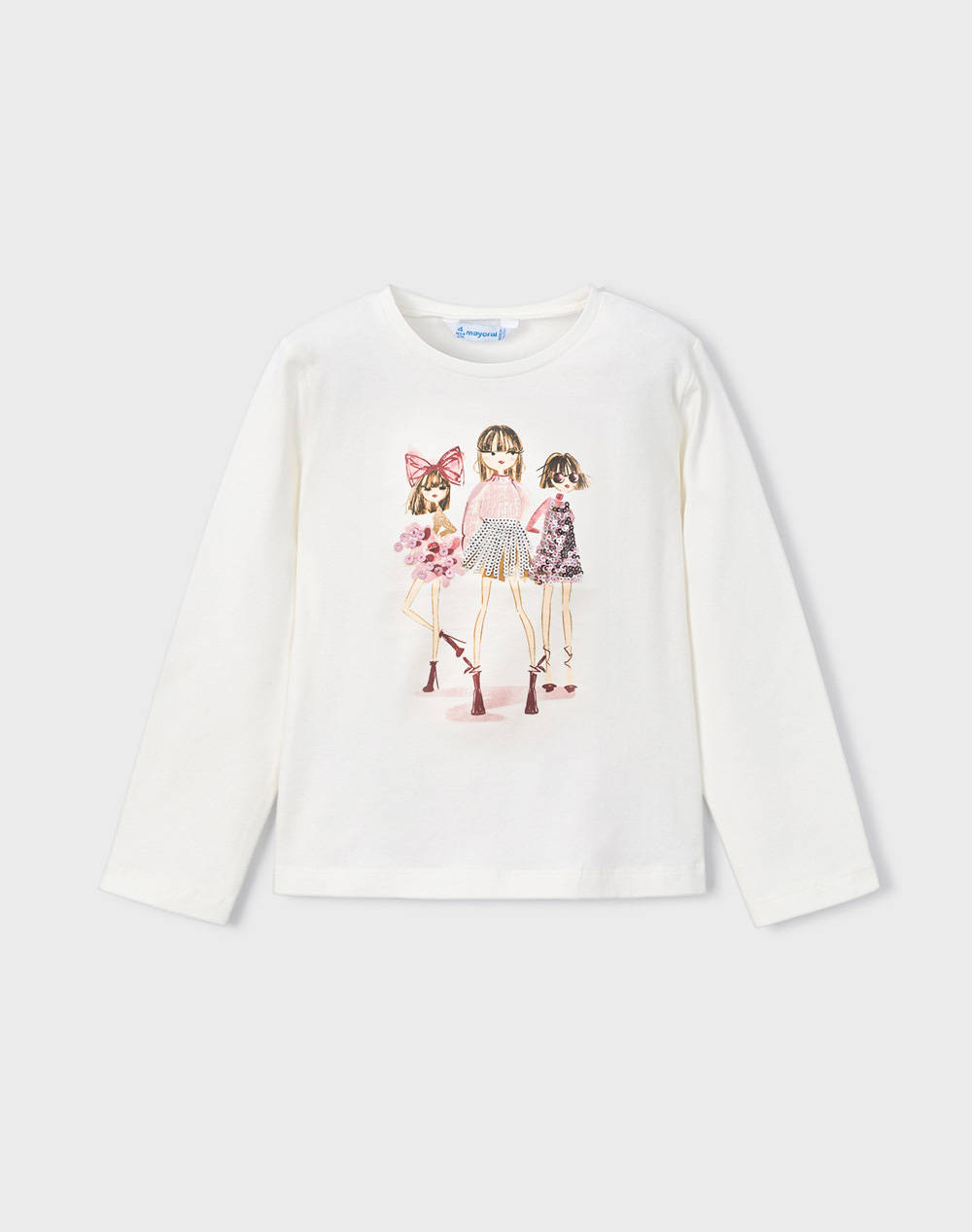 MAYORAL ΜΠΛΟΥΖΑ ΜΑΚΡΥΜΑΝΙΚΗ ΕΠΙΣΙΜΗ 04011-095 OffWhite