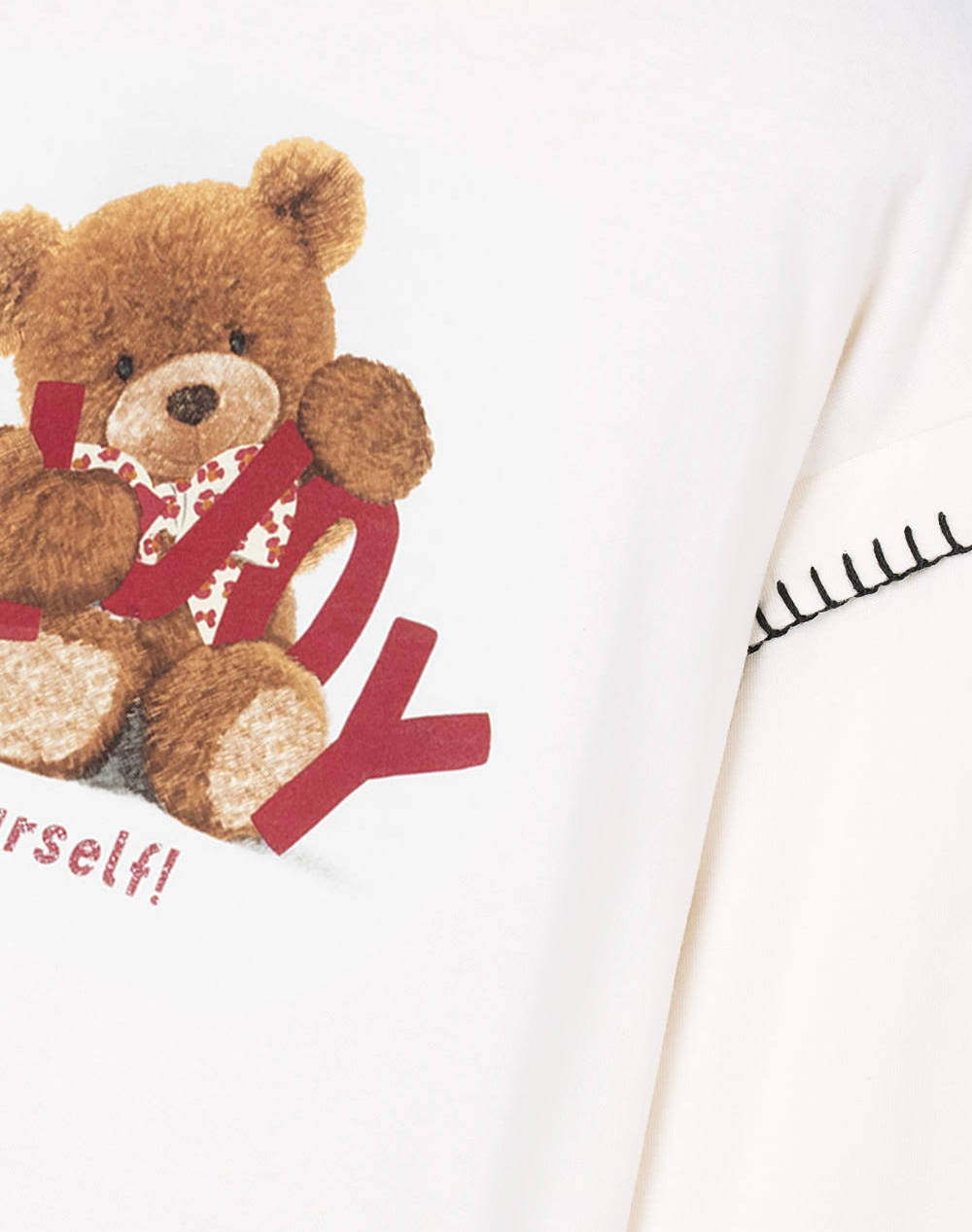 MAYORAL ΜΠΛΟΥΖΑ ΜΑΚΡΥΜΑΝΙΚΗ ΑΡΚΟΥΔΑΚΙ 04012-011 Cream φωτογραφία