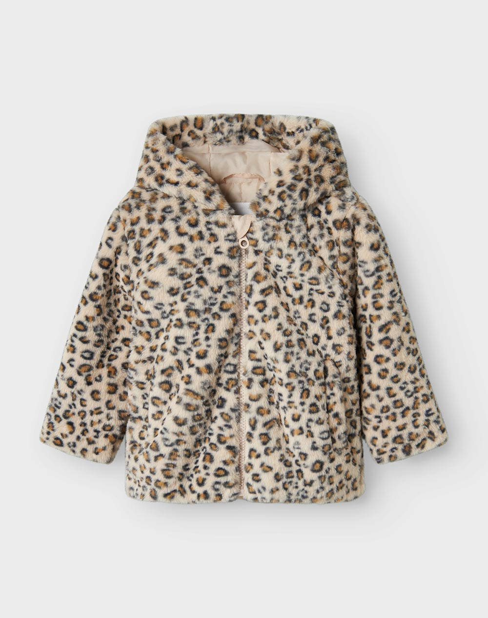 NAME IT NAME IT NMFMILA JACKET W HOOD PB 13241682-Oxford TanLEO Multi