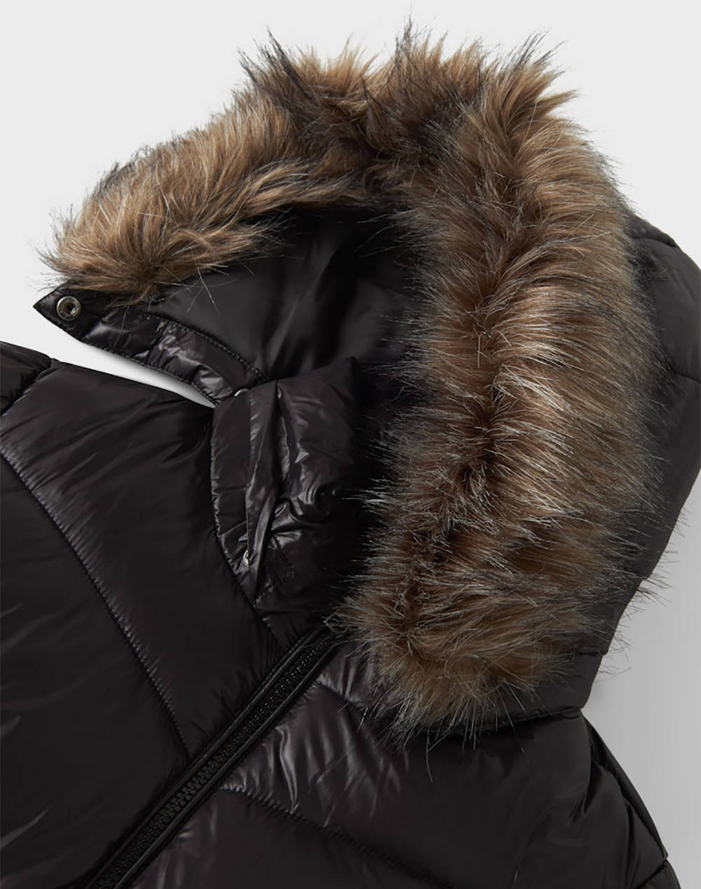 Name It Nkfmarion Puffer Jacket 13243684-Black Black παιδικά Κορίτσι ρούχα μπουφάν Politikos Shop Πολιτικός