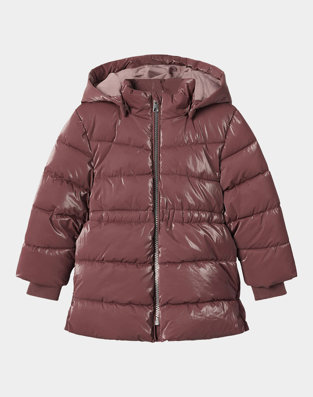 NAME IT NAME IT NMFMINT PUFFER JACKET SHINY 13243661-Rose Brown deepPink