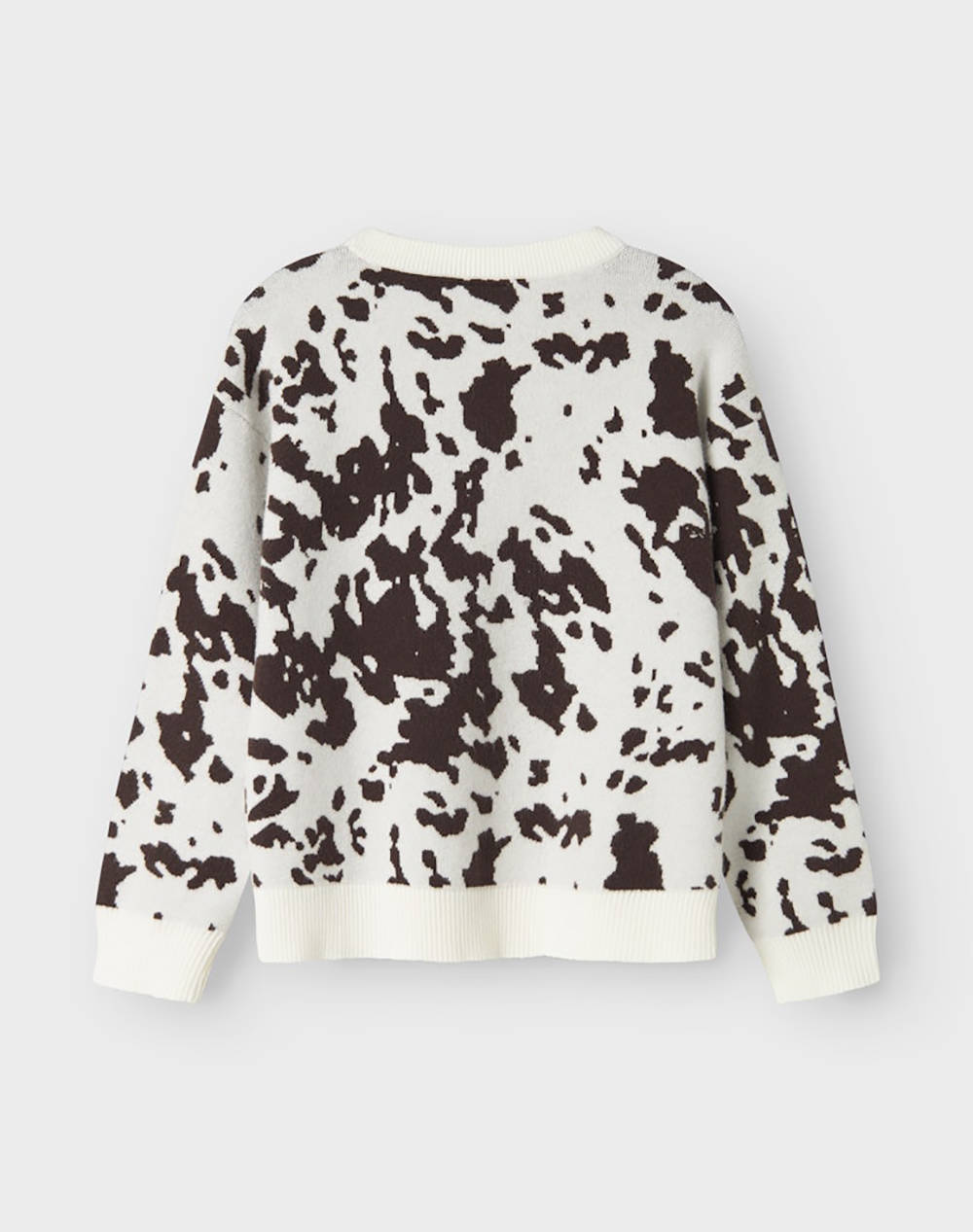 NAME IT NKFORKIDE LS KNIT BOX 13247669-Seal BrownCOW Multi φωτογραφία