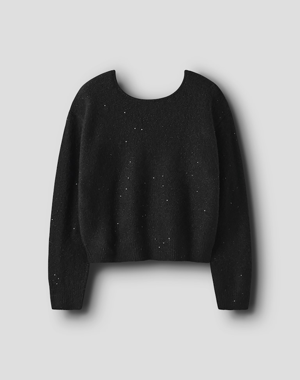 NAME IT NAME IT NKFSIMRA LS SH KNIT 13250466-BLACK Black